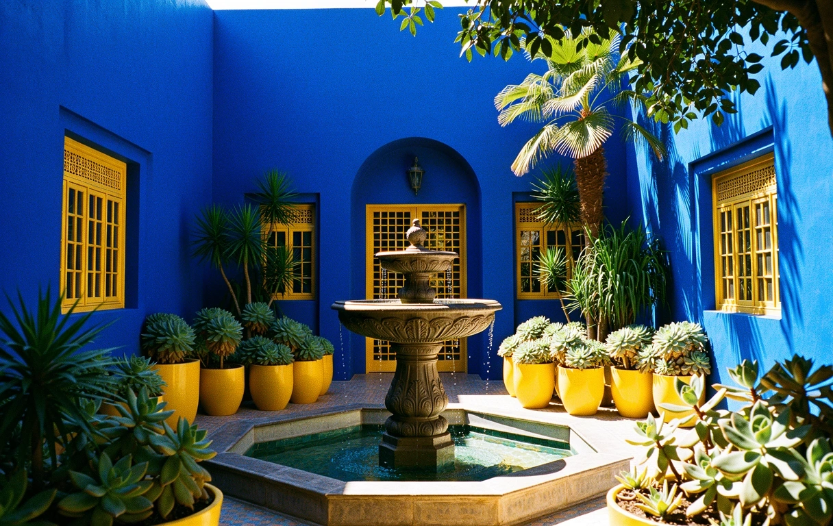 Vibrante villa du Jardin Majorelle
